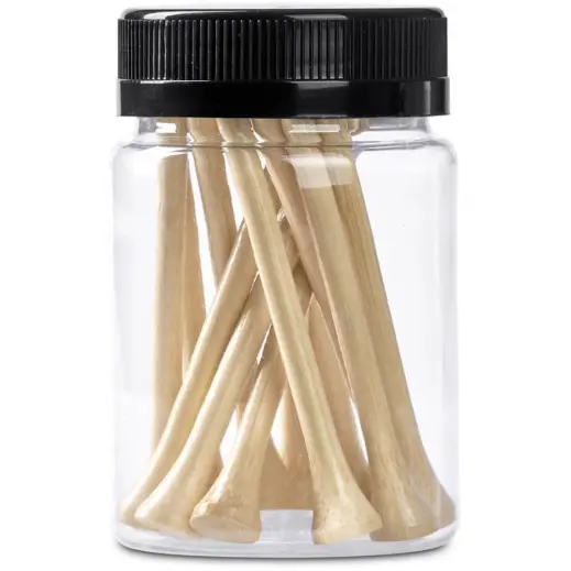 Altitude Swingstart Set of 12 Golf Tees Natural Jar